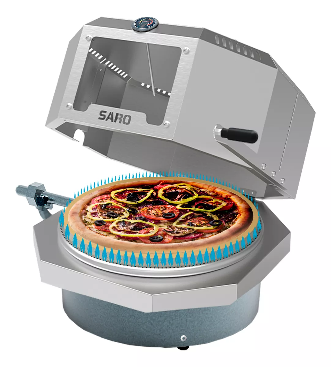 Forno De Pizza Italiano Paulistano A Gás